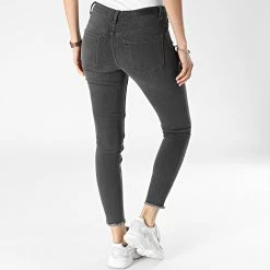 Nouveau ✔️ Jean Skinny Femme Sonja Life Gris de Only ❤️ -Promos Only Boutique only 310099 15208251 GREY DENIM 20220408T144627 04