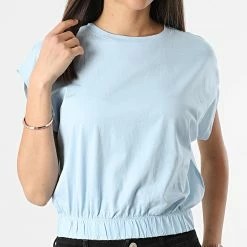 Budget 😀 Top Femme Crop May Bleu Ciel de Only 🔔