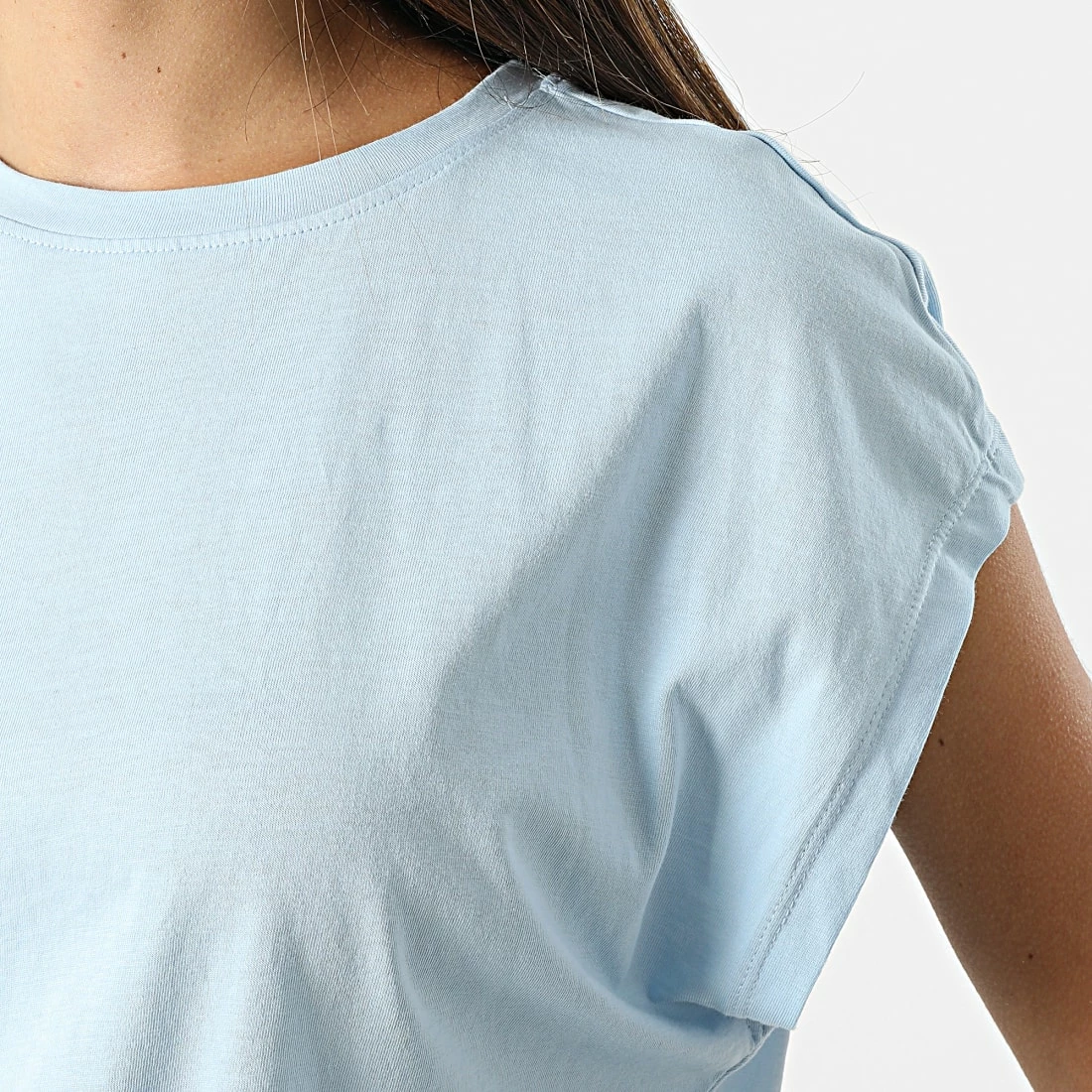 Budget 😀 Top Femme Crop May Bleu Ciel de Only 🔔 2 Budget 😀 Top Femme Crop May Bleu Ciel de Only 🔔 – Image 2