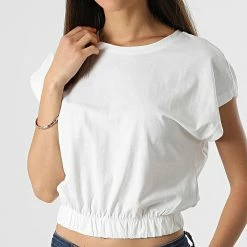 Le moins cher ⭐ Top Femme Crop May Blanc de Only 👏