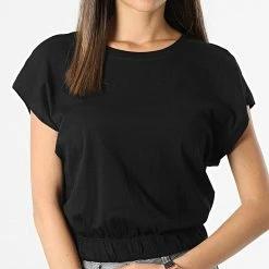 Promo 🧨 Top Femme Crop May Noir de Only 🤩