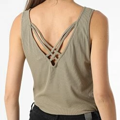 Promo 🔔 Débardeur Femme Marla Vert Kaki de Only ✔️ -Promos Only Boutique only 310264 15257575 MERMAID SILVER 20220330T135556 04