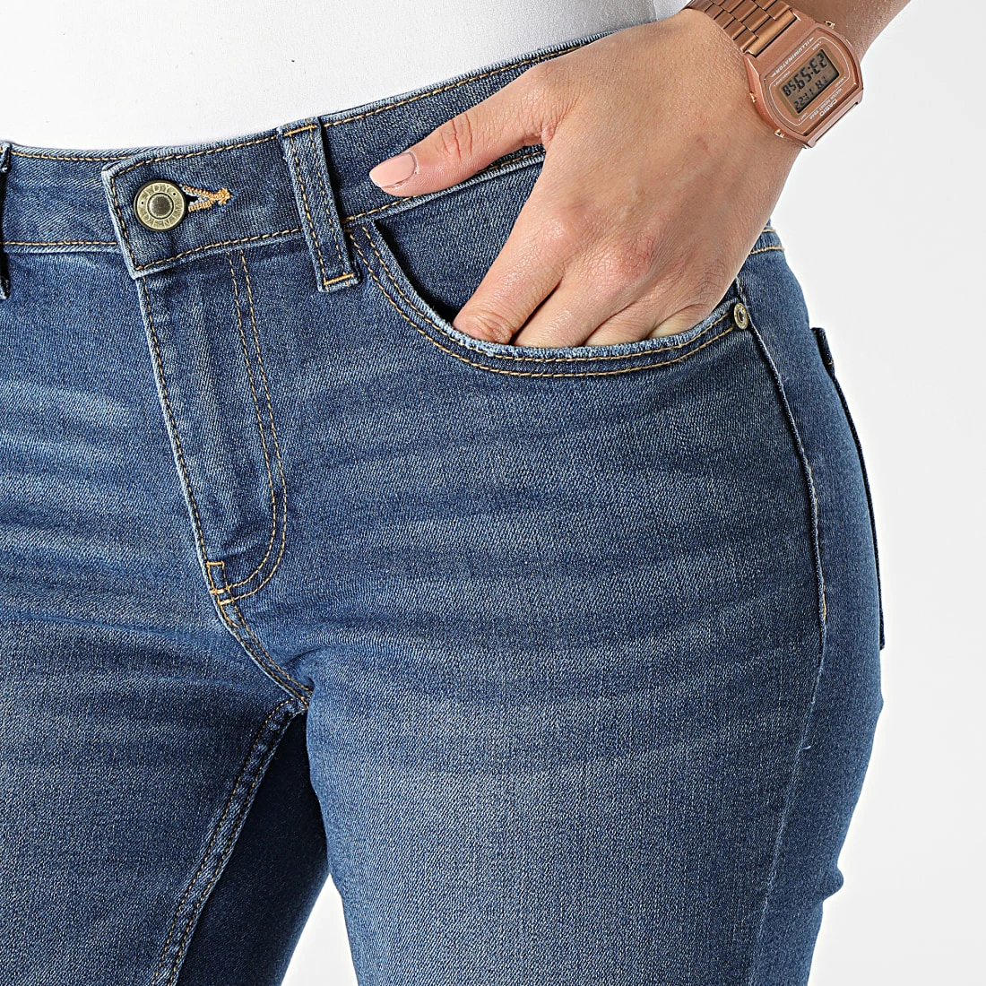 Acheter 👏 Jean Skinny Femme Sonja Life Bleu Denim de Only 🎁 2 Acheter 👏 Jean Skinny Femme Sonja Life Bleu Denim de Only 🎁 – Image 2