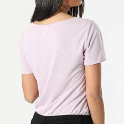 Meilleur prix 🧨 Tee 👚 Shirt Femme Linette Violet de Only ✨ -Promos Only Boutique only 312106 15200898 LAVENDER FROST CLOUD DANC 20220408T150218 04