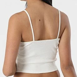 Meilleur prix 🔔 Top Femme Crop Nessa Beige de Only 🌟 -Promos Only Boutique only 313553 15231169 CLOUD DANCER 20220415T160127 04