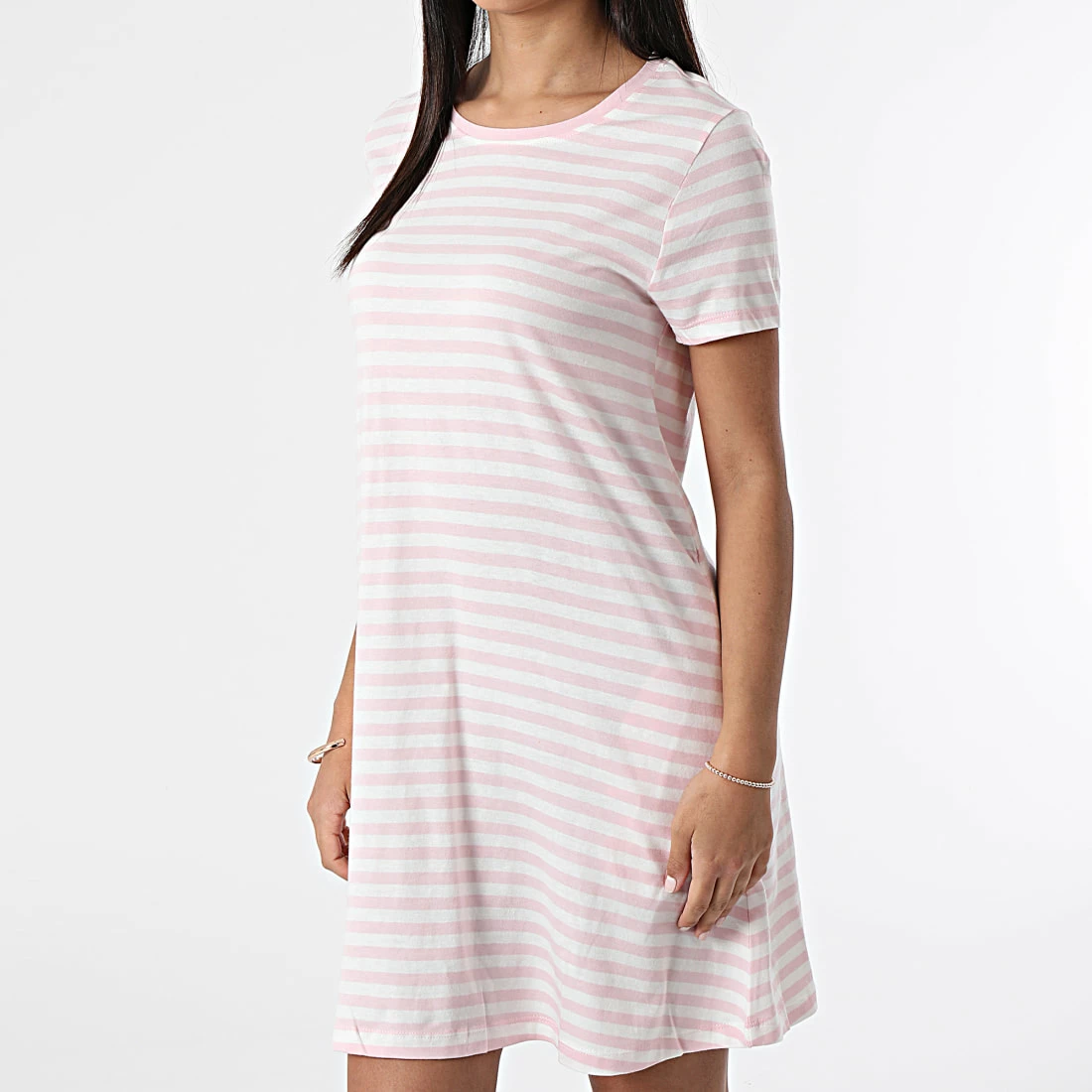 Acheter 🔔 Robe Tee 👕 Shirt Femme Pocket Stripe Rose de Only 🌟 1 Acheter 🔔 Robe Tee 👕 Shirt Femme Pocket Stripe Rose de Only 🌟