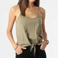 Nouveau 🔔 Top Femme Crop May Vert Kaki de Only 😍