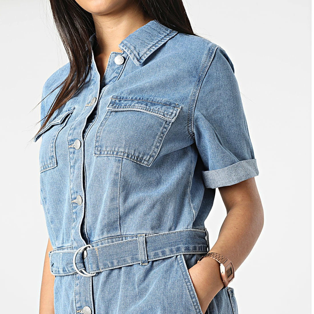 Meilleur prix 👏 Combishort Jean Femme Ally Bleu Denim de Only 🎉 2 Meilleur prix 👏 Combishort Jean Femme Ally Bleu Denim de Only 🎉 – Image 2