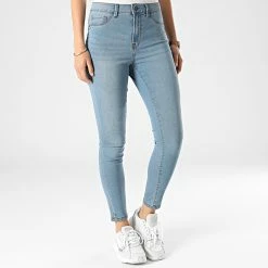 Le moins cher 🎁 Jean Skinny Femme Tulga Bleu Denim de Only 😍 -Promos Only Boutique only 315821 15257587 LIGHT BLUE DENIM 20220506T100832 03