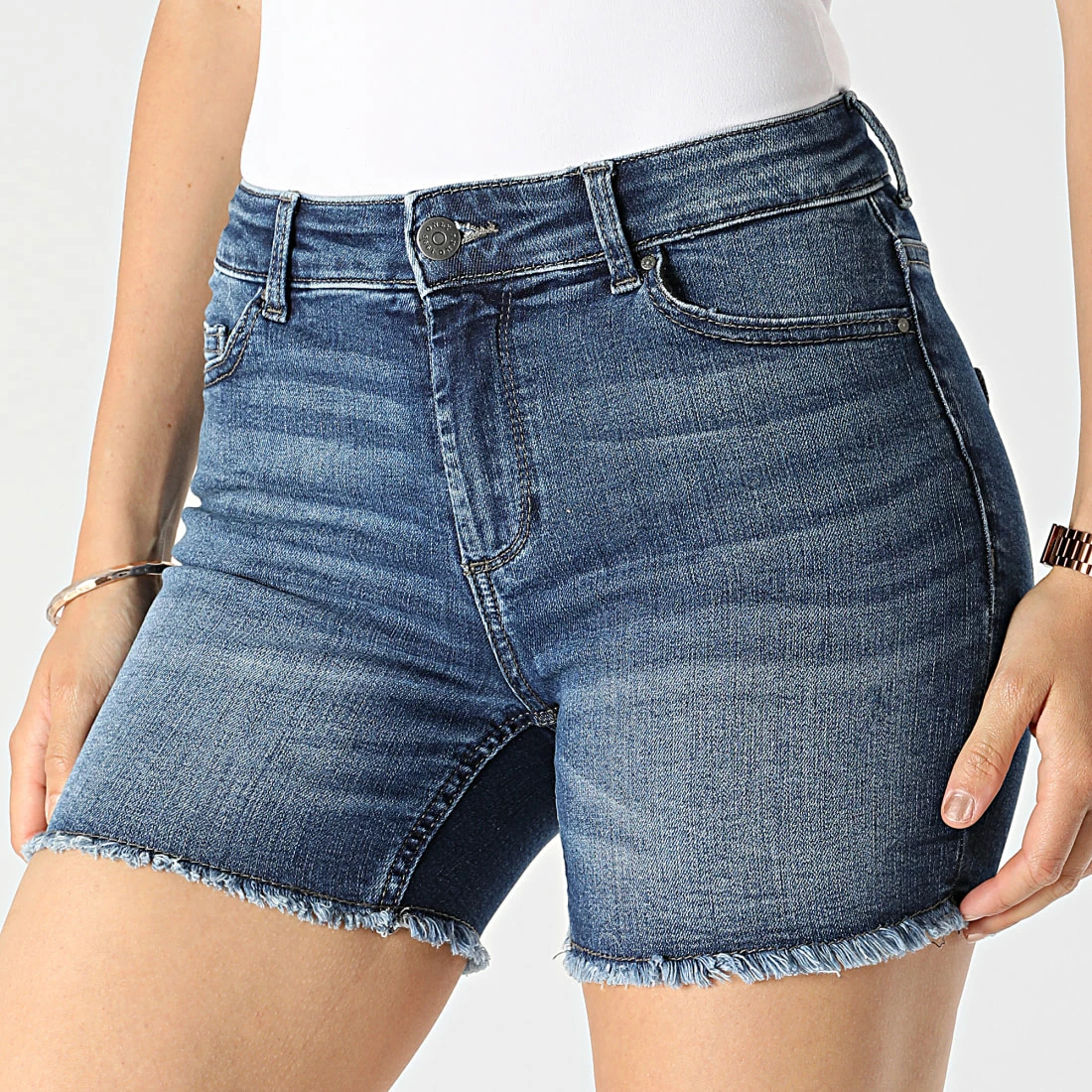 Coupon 👏 Short Jean Femme Blush Bleu Denim de Only ⭐ 1 Coupon 👏 Short Jean Femme Blush Bleu Denim de Only ⭐