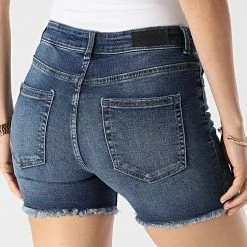 Coupon 👏 Short Jean Femme Blush Bleu Denim de Only ⭐ 7 Coupon 👏 Short Jean Femme Blush Bleu Denim de Only ⭐ -Promos Only Boutique only 316463 15196303 DARK BLUE DENIM 20220513T161109 04