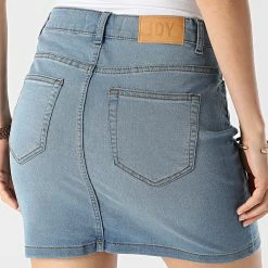 Acheter ✔️ Jupe Jean Femme 15257595 Bleu Denim de Only ⌛ -Promos Only Boutique only 316496 15257595 LIGHT BLUE DENIM 20220513T161053 04