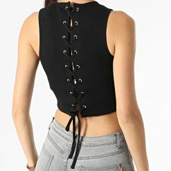 Vente flash ⌛ Débardeur Femme Nessa Noir de Only 🧨 -Promos Only Boutique only 316507 15256759 BLACK 20220506T110034 04