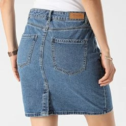Remise 🔥 Jupe Femme Vega Life Bleu Denim de Only 🎁 -Promos Only Boutique only 318215 15245984 MEDIUM BLUE DENIM 20220512T155002 04