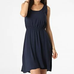 Offres ⌛ Robe Femme Nova Life Bleu Marine de Only 💯