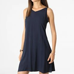 Meilleur prix 🎉 Robe Débardeur Femme Nova Life Bleu Marine de Only 🔥 -Promos Only Boutique only 318236 15264560 NIGHT SKY 20220518T150444 03