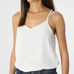 Remise 💯 Top Femme Piper Nynne Beige Clair de Only 🤩 -Promos Only Boutique only 319476 15257310 CLOUD DANCER 20220518T151039 03