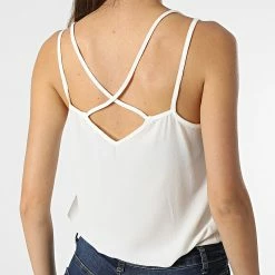 Remise 💯 Top Femme Piper Nynne Beige Clair de Only 🤩 -Promos Only Boutique only 319476 15257310 CLOUD DANCER 20220518T151041 04