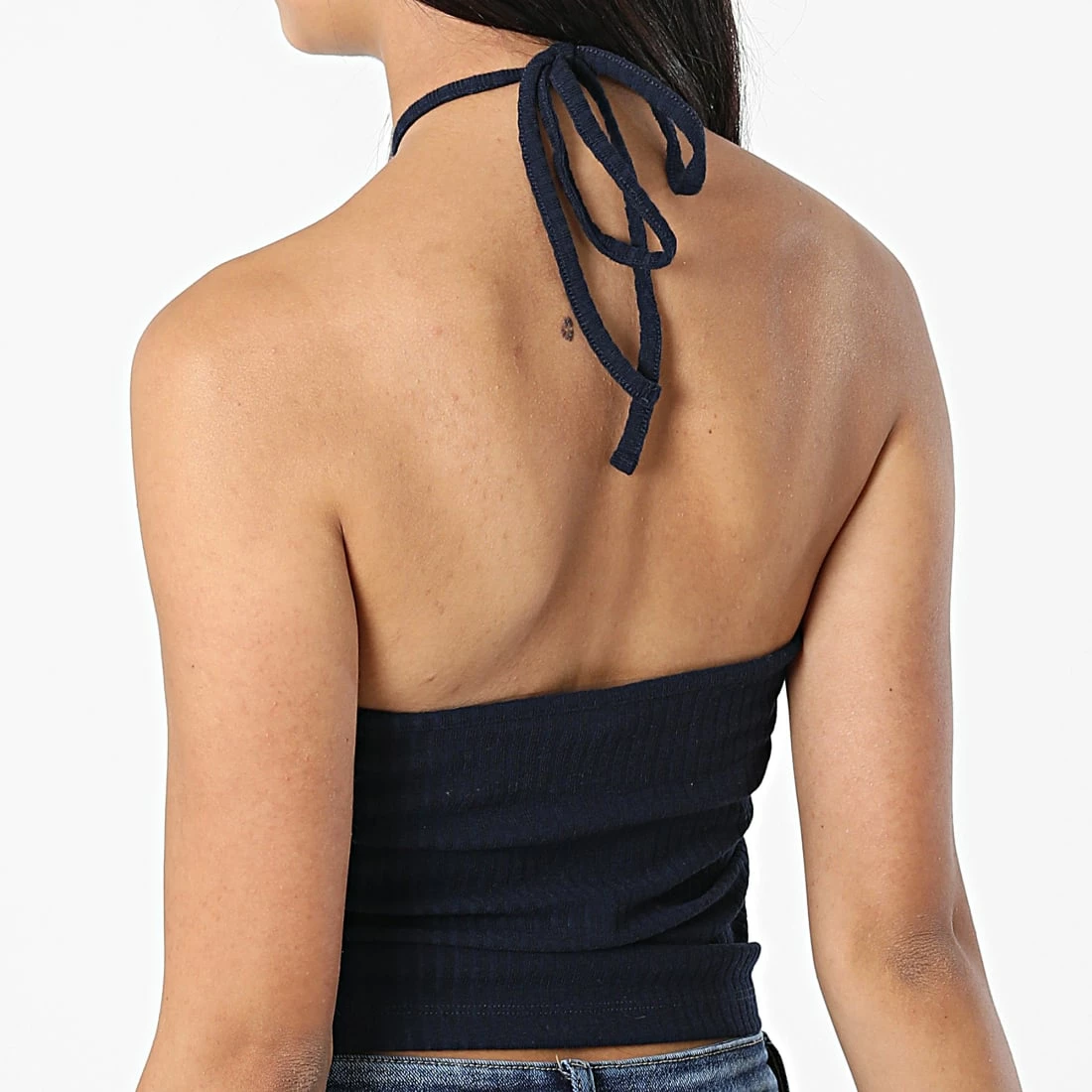 Grosses soldes 😉 Top Femme Crop Emma Bleu Marine de Only ❤️ 4 Grosses soldes 😉 Top Femme Crop Emma Bleu Marine de Only ❤️ – Image 4