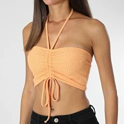 De gros 😀 Bandeau Femme Emma Orange de Only 👍 -Promos Only Boutique only 322645 15271218 PUMPKIN 20220630T140449 03