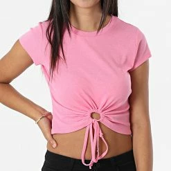 Sortie 🥰 Tee 👕 Shirt Femme Crop Susan Rose de Only 🎁