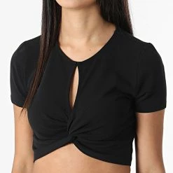 Budget 😍 Top Femme Crop Live Love Noir de Only 🎁 -Promos Only Boutique only 323205 15277726 BLACK 20220621T134743 03