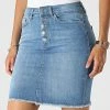 Promo 🛒 Jupe Femme Blush Bleu Wash de Only 🔥