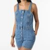 Meilleur prix ⭐ Salopette Short Femme Toby Bleu Wash de Only 🔔