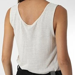 Acheter 👏 Débardeur Femme Mirina Beige de Only 🌟 -Promos Only Boutique only 323839 15261297 PUMICE STONE 20220630T141202 04