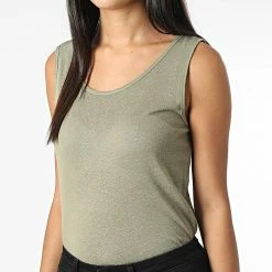 Acheter 🔔 Débardeur Femme Mirina Vert Kaki de Only ⭐ -Promos Only Boutique only 323840 15261297 MERMAID 20220715T151937 03