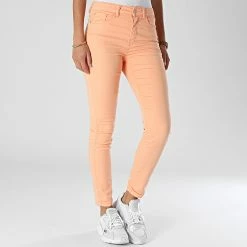 Bon marché 😍 Jean Skinny Femme Lara Corail de Only 💯 -Promos Only Boutique only 324786 15257661 CORAL SAND 20220628T155952 03