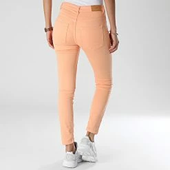 Bon marché 😍 Jean Skinny Femme Lara Corail de Only 💯 -Promos Only Boutique only 324786 15257661 CORAL SAND 20220628T155953 04