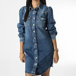 Meilleure affaire 😉 Robe Jean Femme Allie Bleu Denim de Only 👍