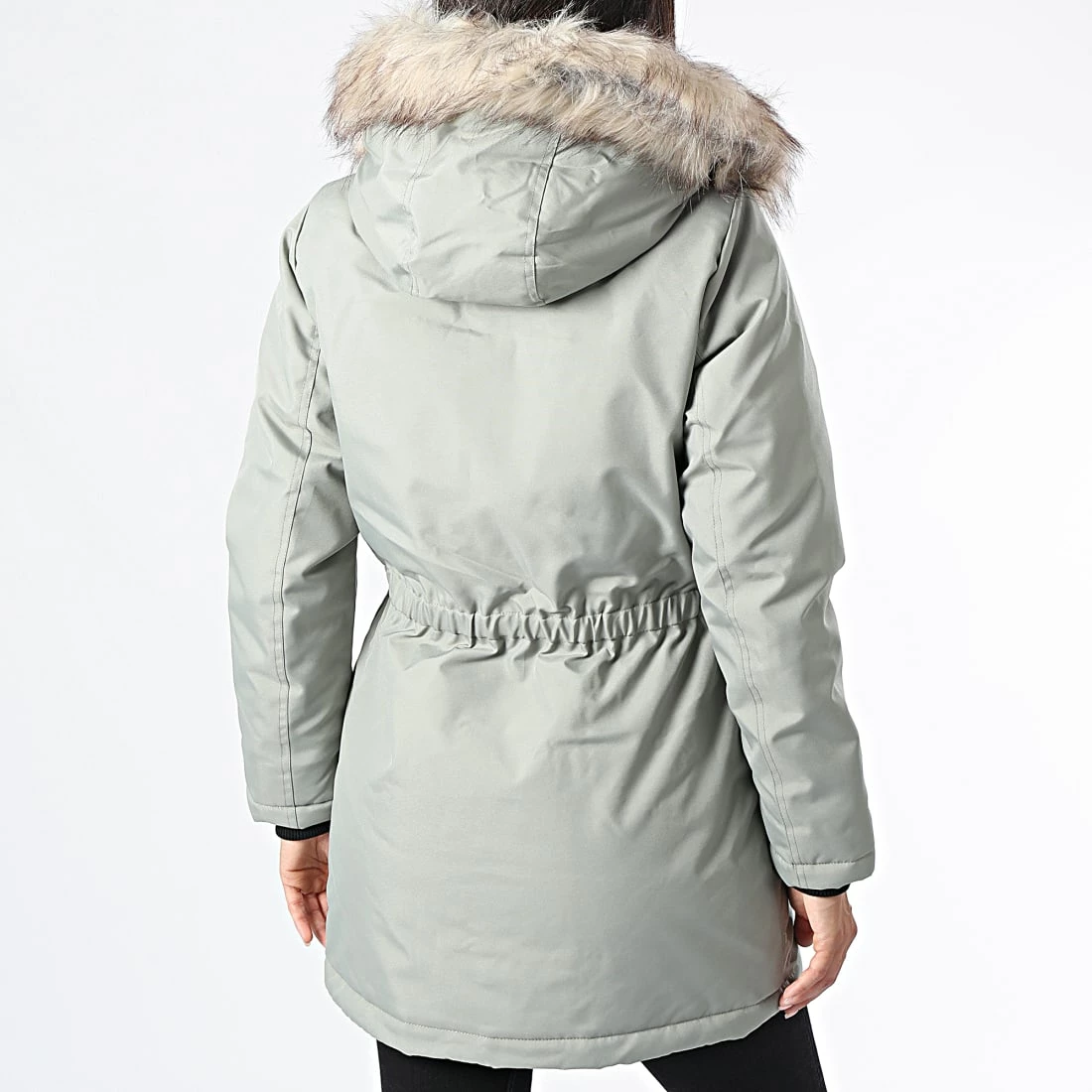 Grosses soldes 🎁 Parka Capuche Fourrure Femme Iris Vert de Only ✨ 4 Grosses soldes 🎁 Parka Capuche Fourrure Femme Iris Vert de Only ✨ – Image 4