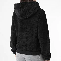 Grosses soldes ⌛ Veste Sherpa Femme Anna Noir de Only 👏 -Promos Only Boutique only 327045 15183166 BLACK 20220721T161637 04