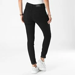 Nouveau ⭐ Jean Skinny Tulga Noir de Only 👏 -Promos Only Boutique only 327618 15266202 BLACK 20220719T141120 04