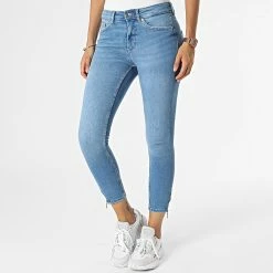 Nouveau 🔔 Jean Skinny Femme Blush Bleu Wash de Only 💯
