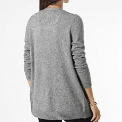 Coupon 💯 Gilet Femme Lesly Gris Chiné de Only ✨ -Promos Only Boutique only 330253 15174274 MEDIUM GREY DENIM 20220810T135137 04