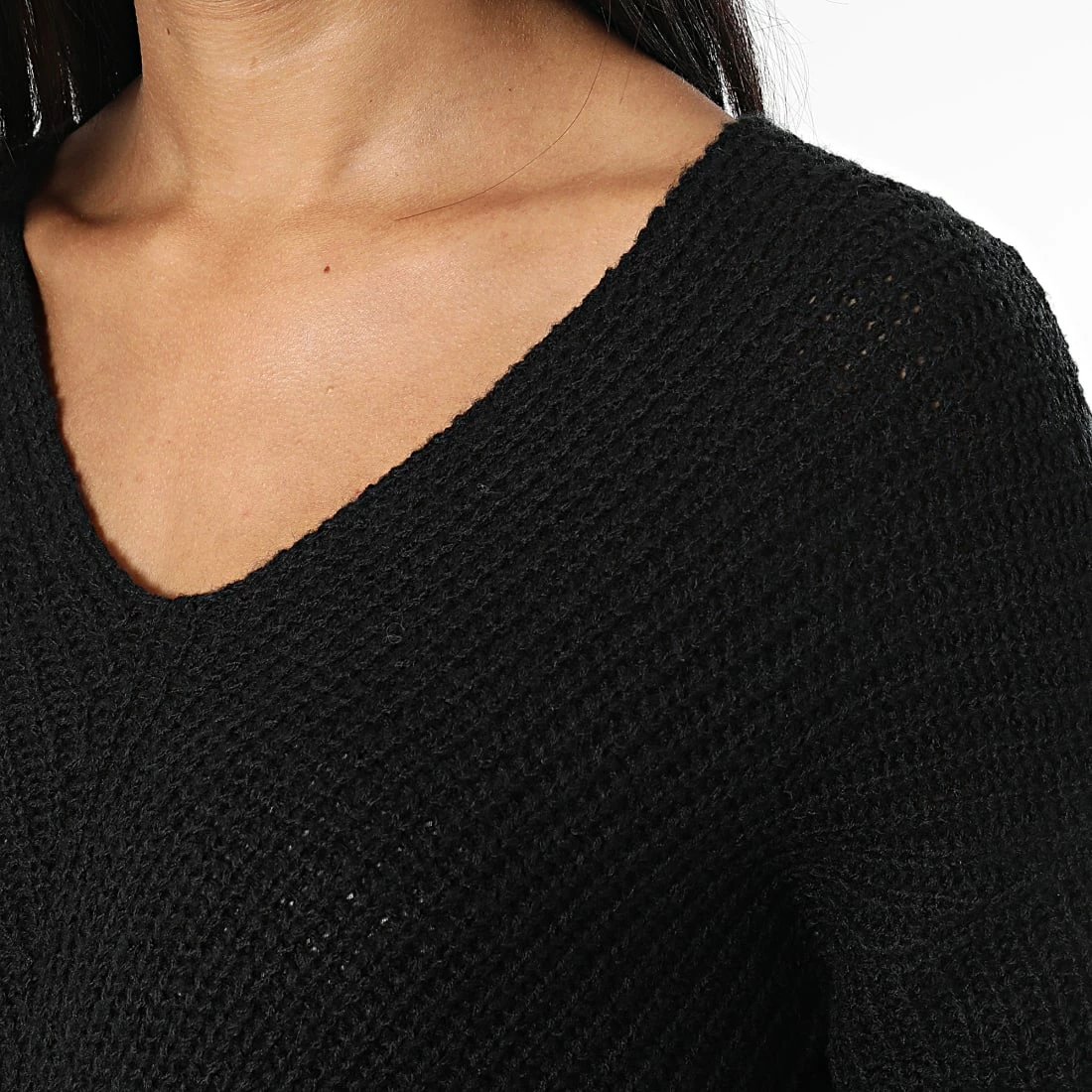 Meilleur prix 😍 Pull Femme New Megan Noir de Only 🔥 2 Meilleur prix 😍 Pull Femme New Megan Noir de Only 🔥 – Image 2