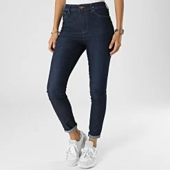 Promos Only Boutique 12 Sortie 🧨 Jean Skinny Femme Mila Iris Bleu Brut de Only ✨