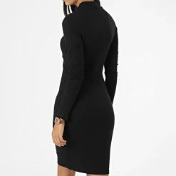 Bon marché ❤️ Robe Femme Fransiska Noir de Only 🎁 7 Bon marché ❤️ Robe Femme Fransiska Noir de Only 🎁 -Promos Only Boutique only 330419 15268941 BLACK 20220811T155242 04