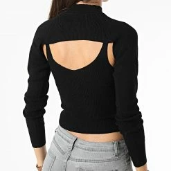 Offres 🛒 Ensemble Pull Femme Sibba Noir de Only 😉 -Promos Only Boutique only 331558 15265089 BLACK 20220823T145257 04