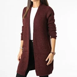 Top 10 ⭐ Gilet Femme Jade Bordeaux de Only 🧨 -Promos Only Boutique only 333688 15179815 WINETASTING W MEL 20220823T144534 03