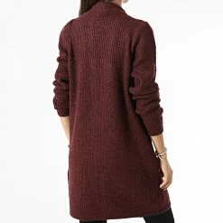 Top 10 ⭐ Gilet Femme Jade Bordeaux de Only 🧨 -Promos Only Boutique only 333688 15179815 WINETASTING W MEL 20220823T144536 04