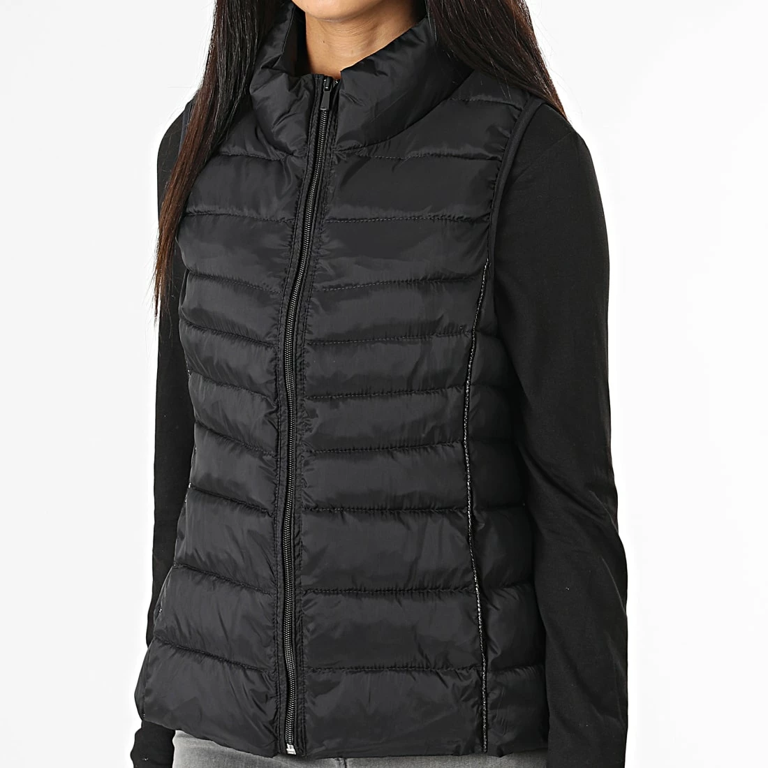 Vente flash 🔔 Doudoune Sans Manches Femme New Claire Noir de Only 🥰 3 Vente flash 🔔 Doudoune Sans Manches Femme New Claire Noir de Only 🥰 – Image 3