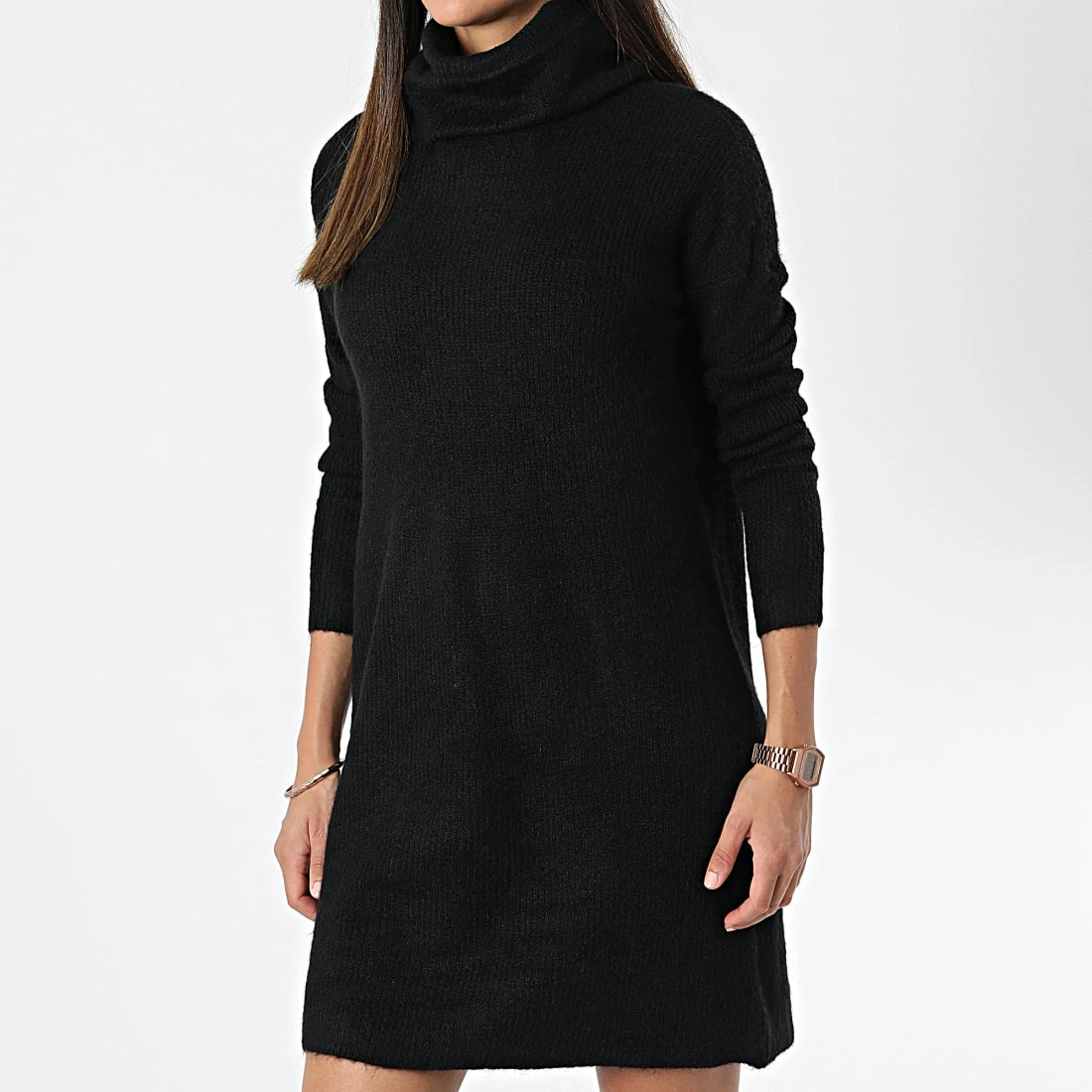 Vente flash 🎉 Robe Pull Femme Jana Noir de Only 😀 3 Vente flash 🎉 Robe Pull Femme Jana Noir de Only 😀 – Image 3