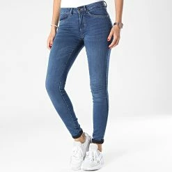 Sortie 🧨 Jean Skinny Femme Royal Bleu Denim de Only 🔔 -Promos Only Boutique only 334342 15190176 DARK BLUE DENIM 20220912T155855 04