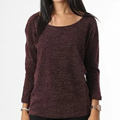 Budget 🧨 Pull Femme Alba Bordeaux de Only ✔️ -Promos Only Boutique only 334411 15177776 WINETASTING 20220906T145234 03