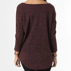 Budget 🧨 Pull Femme Alba Bordeaux de Only ✔️ -Promos Only Boutique only 334411 15177776 WINETASTING 20220906T145235 04
