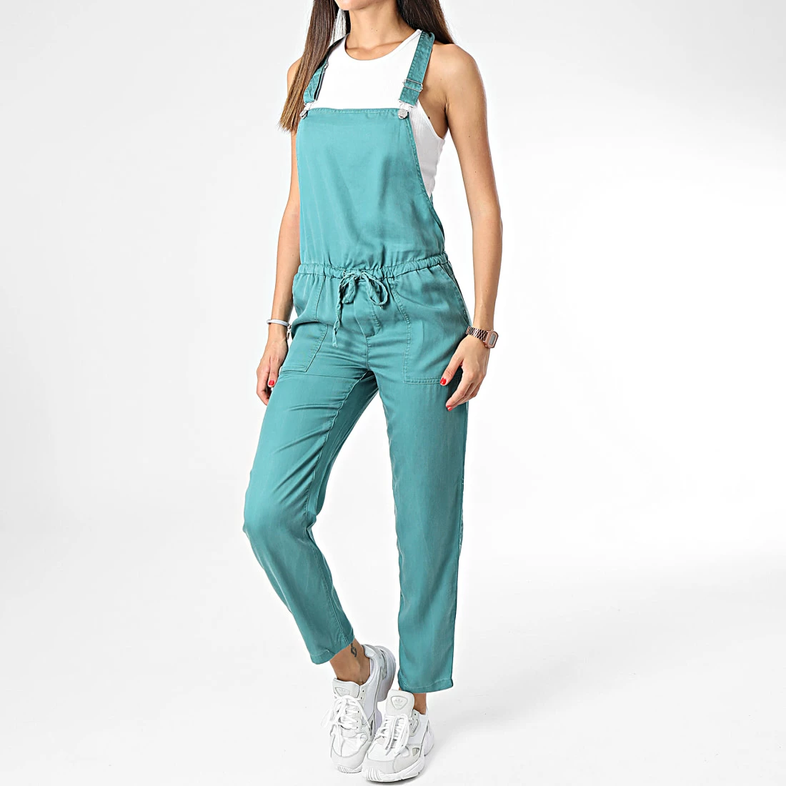 Remise đ Salopette Femme Amira Turquoise de Only â 1 Remise đ Salopette Femme Amira Turquoise de Only â